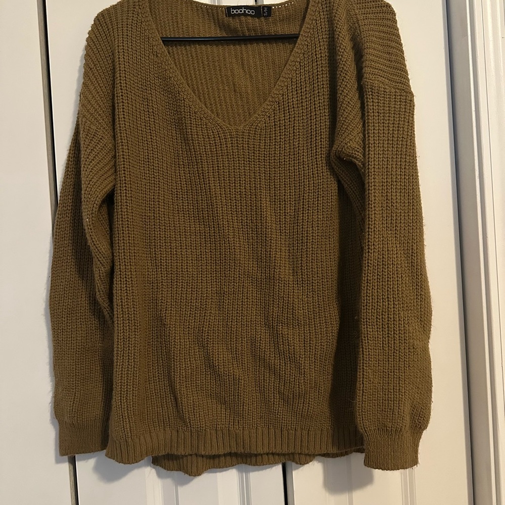 Boohoo Women's Brown Sweater